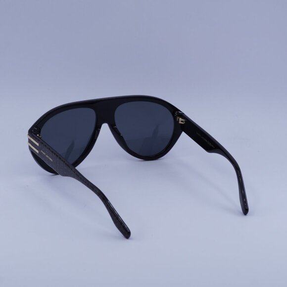 Marc Jacobs MARC 747/S 003L IR Sunglasses Pattern Aviator Frame, Grey Lenses - Picture 6 of 10